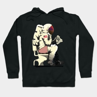 Astronaut on the Toilet Hoodie